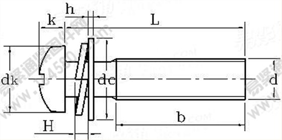 GB /T 9074.8-1988 十字槽小盤頭螺釘、平墊和彈墊組合執(zhí)行標(biāo)準(zhǔn)